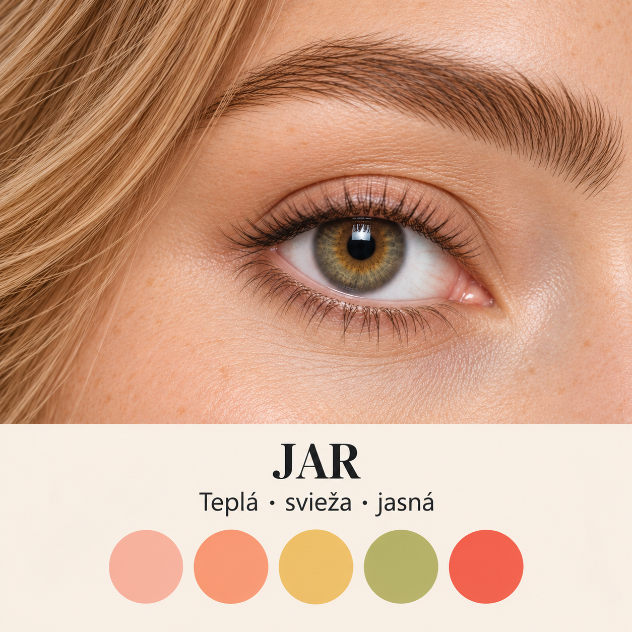 Farebná typoloógia jar farby