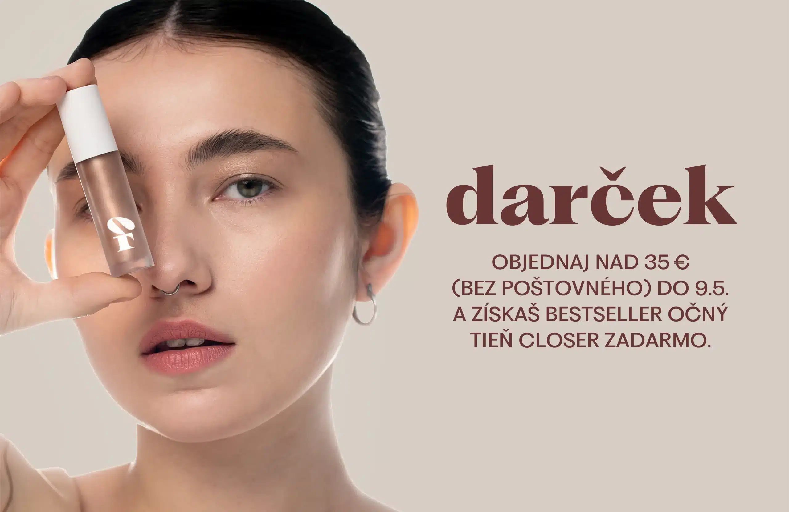 Očný tieň Closer k nákupu nad 35 eur zdarma